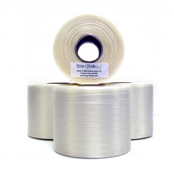 Baling Tape 13mm x 500m (Packed in 4’s / Min Qty 8)
