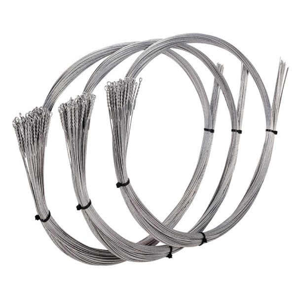 3mm x 14′ (4.27m) Pre-Cut & Looped Galvanised Baling Wire