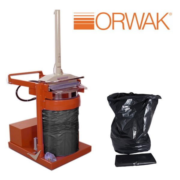 Orwak 5030 Black Sacks (Packed in 100’s / Min Qty 200)